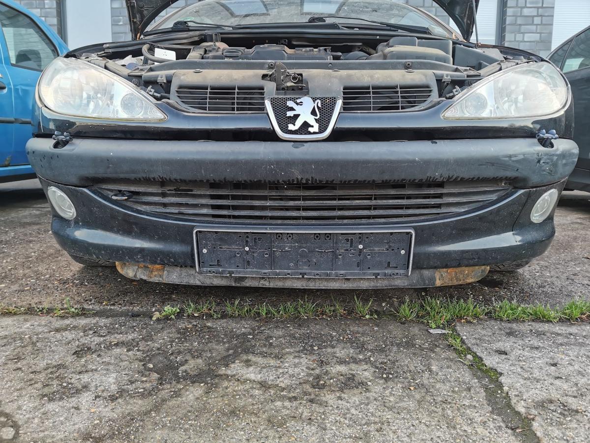 Peugeot 206 CC Stossf&auml;nger Stossstange Bumper vorn NSW SRA EXY Onyxschwarz
