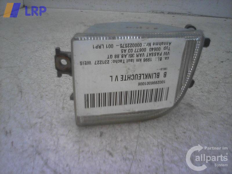 VW Passat 35i Variant original Blinker Blinkleuchte vorn links 3A0953155 BJ1996