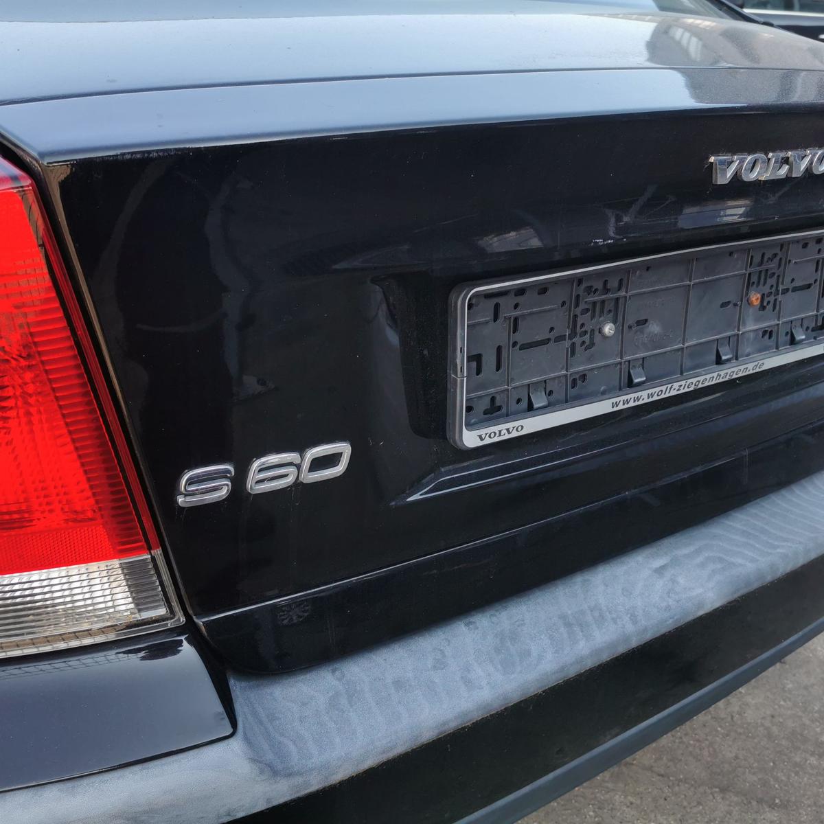 Volvo S60 RS Heckklappe Klappe Deckel Bonnet hinten 01900 Black Stone