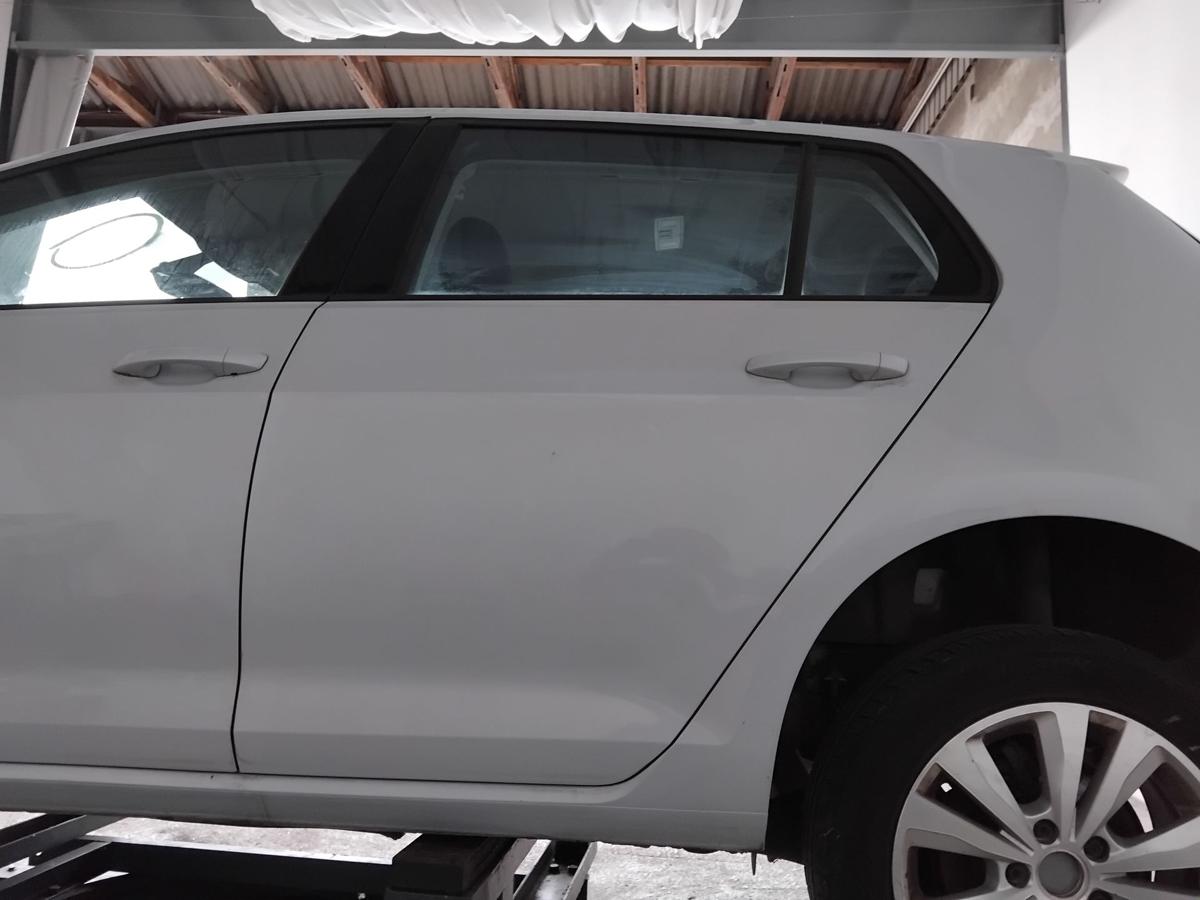 VW Golf 7 Tür hinten links LB9Z White Silver 5-türig Fließheck BJ2017