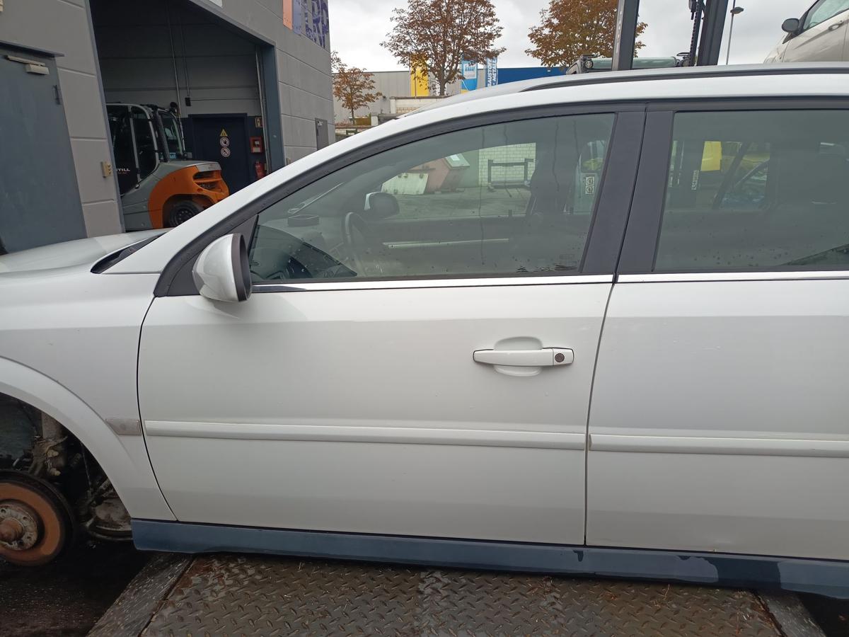 Opel Vectra C Caravan orig Tür vorn links Fahrertür Z474 Casablancaweiß Bj 2008