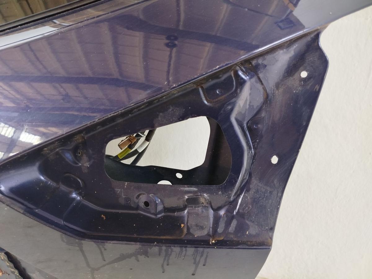 Nissan Pulsar C13M Heckklappe inkl Heckscheibe Rohbau RBR Blue Perl große Delle