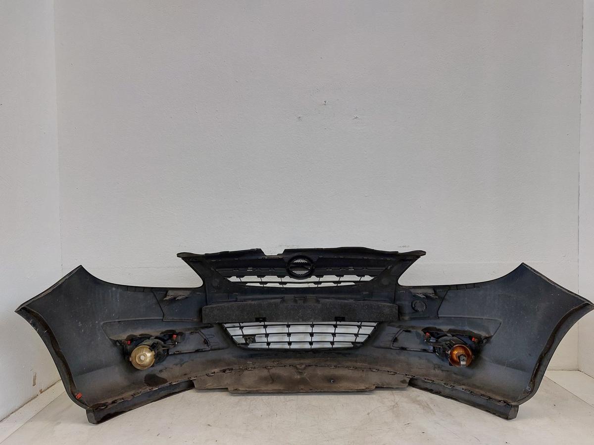 Opel Corsa D Stossfänger Stossstange Bumper vorn NSW Z168 Metroblau Perl