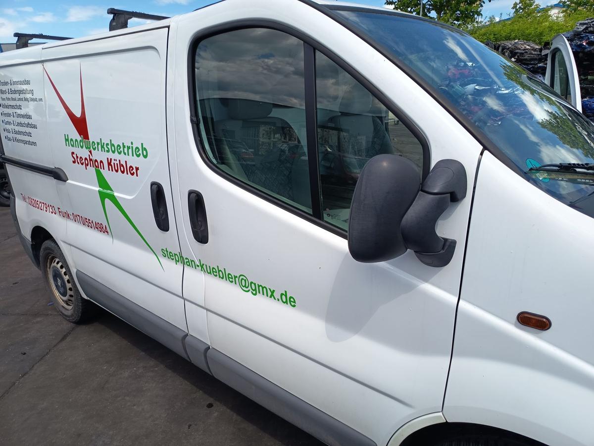 Opel Vivaro A original T&uuml;r vorn rechts Beifahrer L474 Casablancawei&szlig; Bj 2005