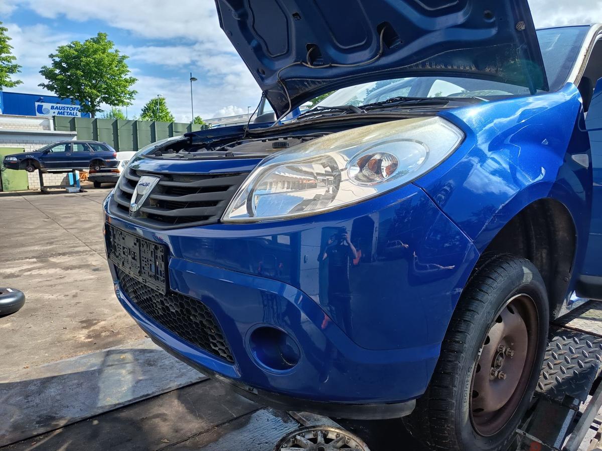 Dacia Sandero 1 BS original Sto&szlig;stange F&auml;nger vorn Front TERNA Blue Bj 2009