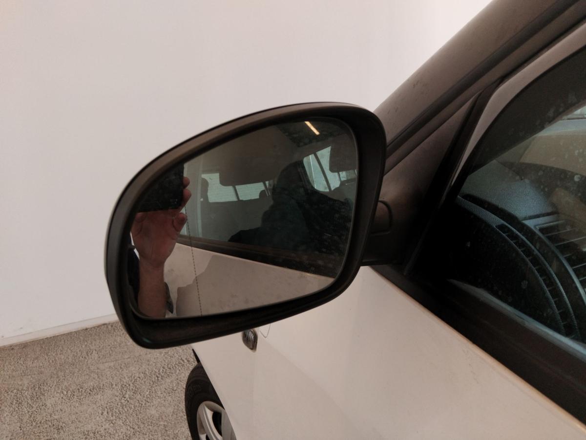 Skoda Fabia 2 5J original Außenspiegel links manuell schwarz unlackiert BJ2011