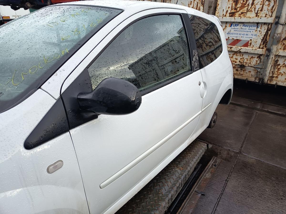 Renault Twingo II original T&uuml;r links Fahrer OV369 Arktiswei&szlig; Bj 2009