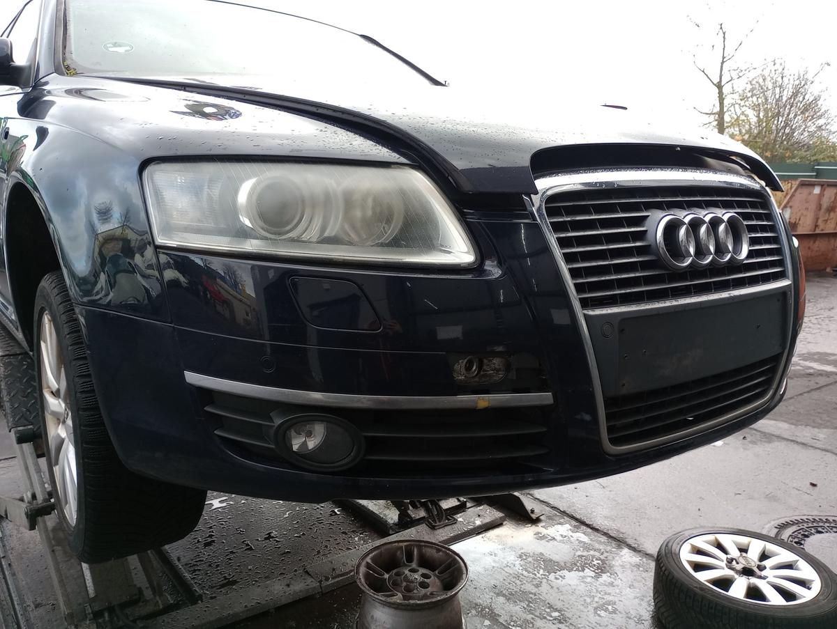 Audi A6 4F Avant orig Stoßstange Stossfänger vorn Y5K Brilliantblau SRA NSW Bj06