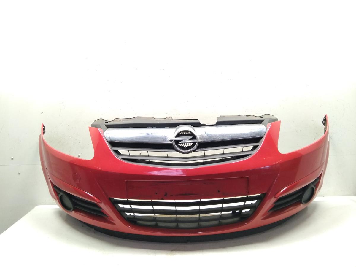 Opel Corsa D original Sto&szlig;f&auml;nger Sto&szlig;stange vorn magmarot Z547 Bj.2008