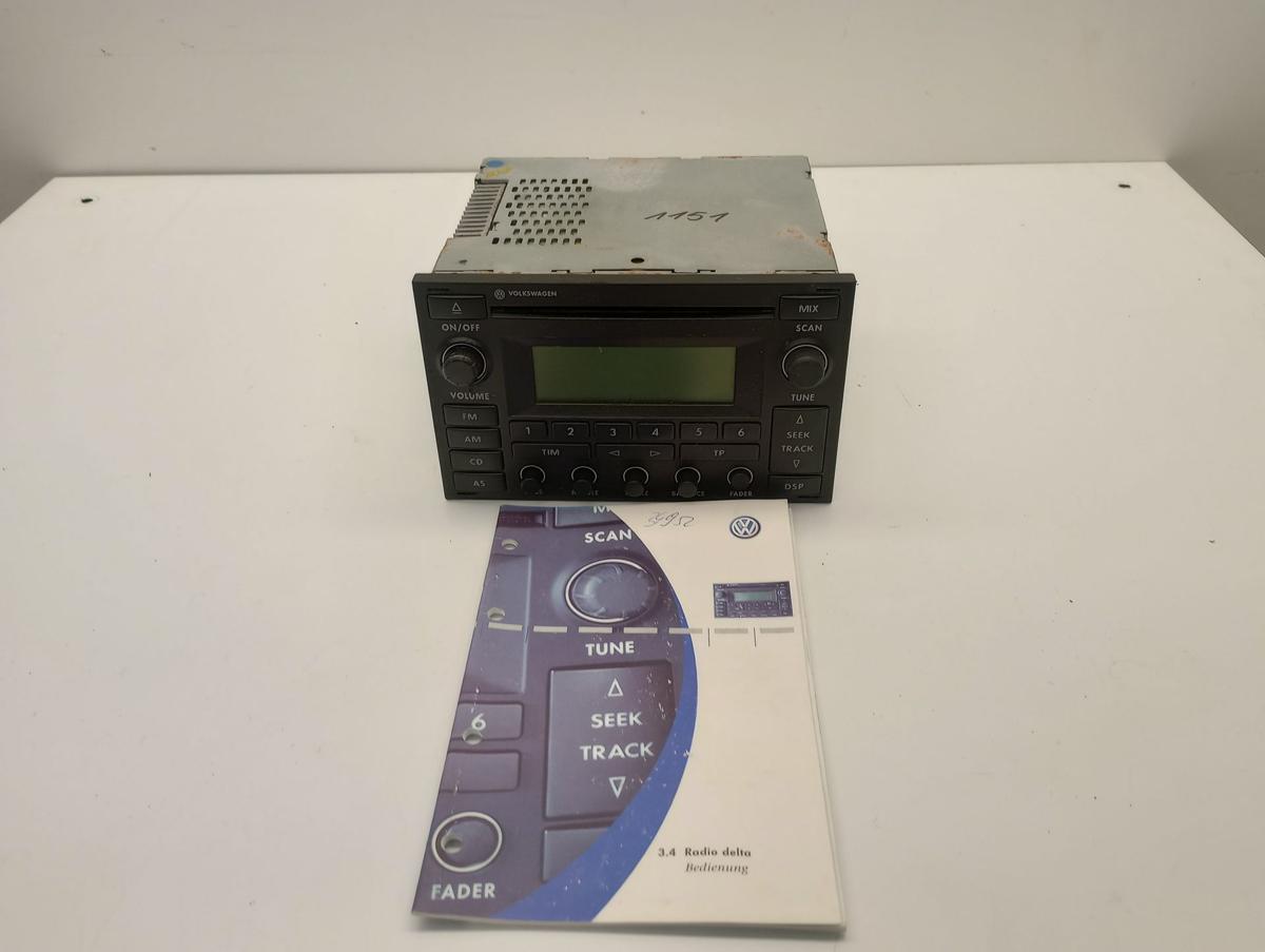 VW Passat 3B original Radio Delta 6 Autoradio Bj 2005