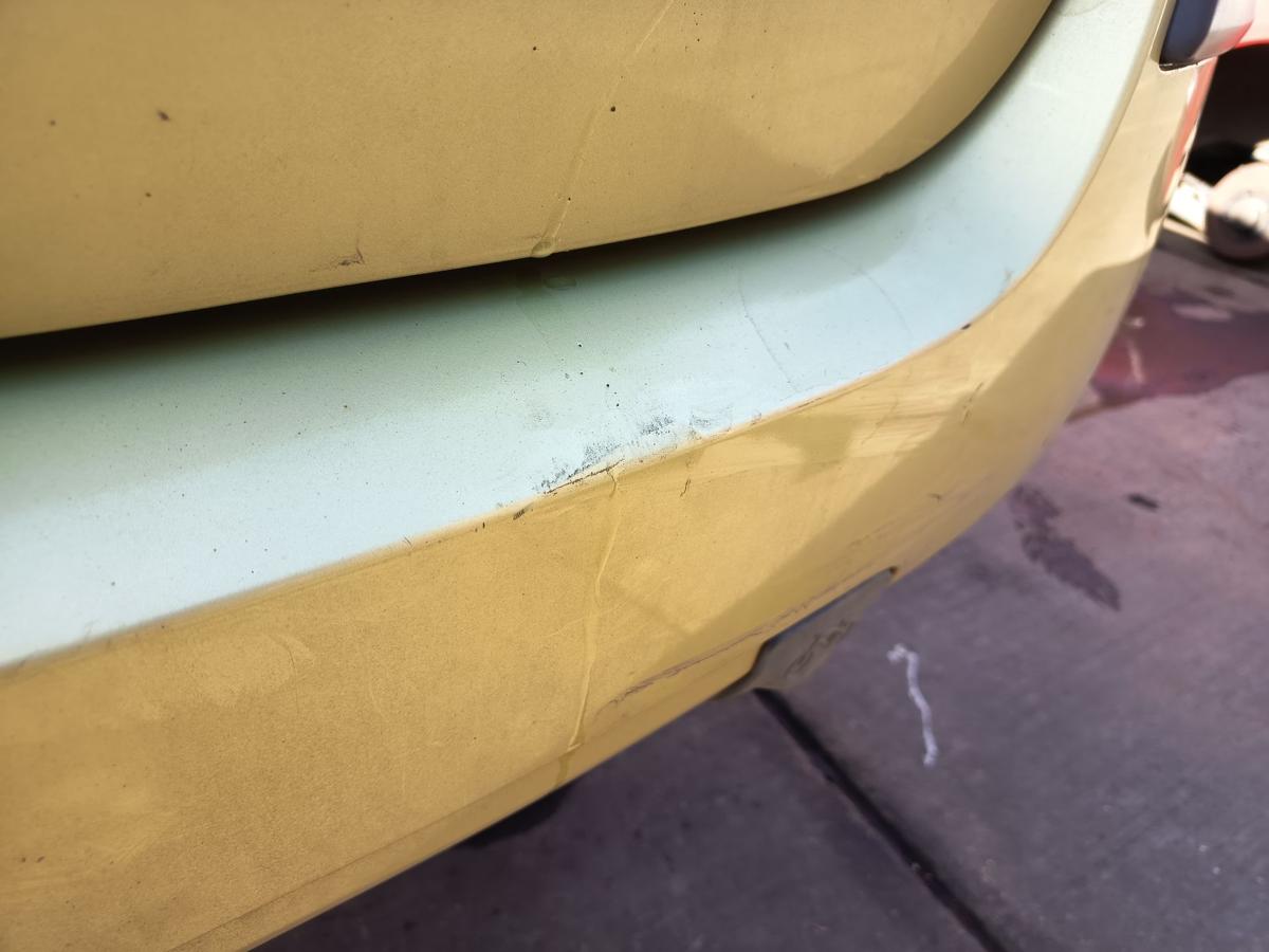 Renault Modus original Sto&szlig;stange hinten TED99 Gr&uuml;n vor Facelift Bj 2005