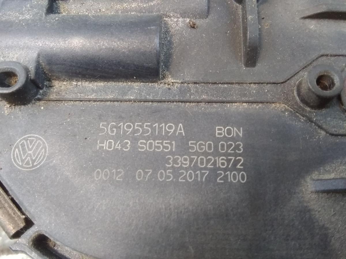 VW Golf 7 orig Wischergest&auml;nge vorn 5G1955023C mit Wischermotor 5G1955119A BJ17