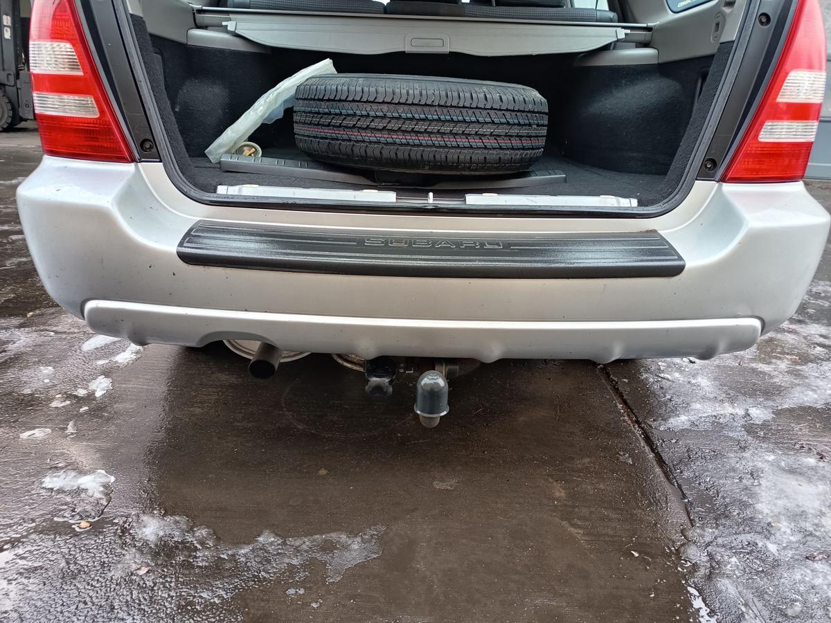 Subaru Forester SG original Sto&szlig;stange hinten 01G Silber Baujahr 2005