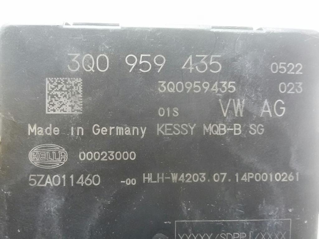 VW Passat 3G B8 Bj.2014 original Steuergerät Keyless Entry 3Q0959435