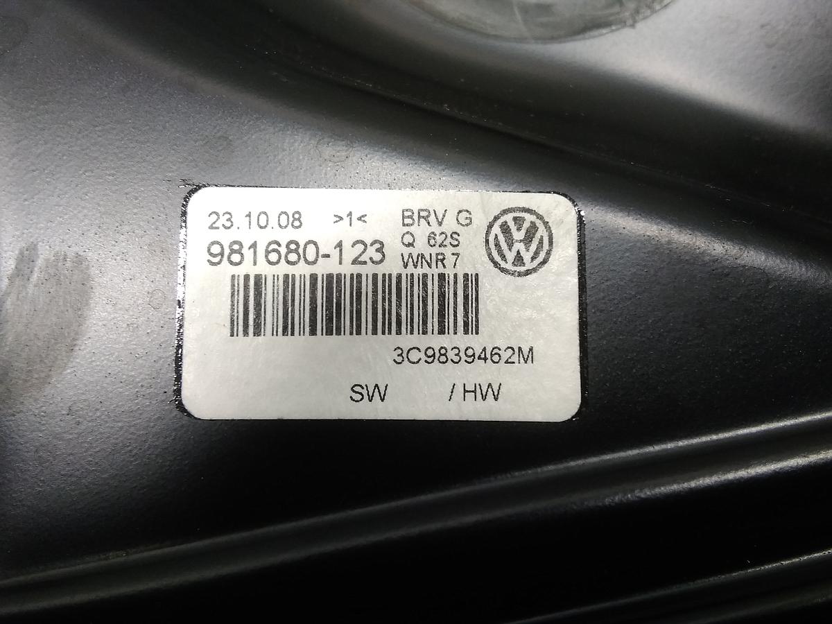 VW Passat 3C Bj.2008 original Fensterheber hinten links manuell Kombi