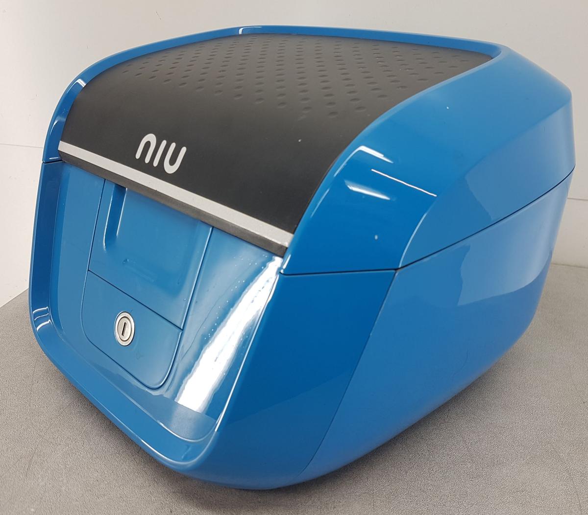 NIU MQi Series Elektroroller Topcase in blau Bj2021 Koffer inkl 1 Schlüssel