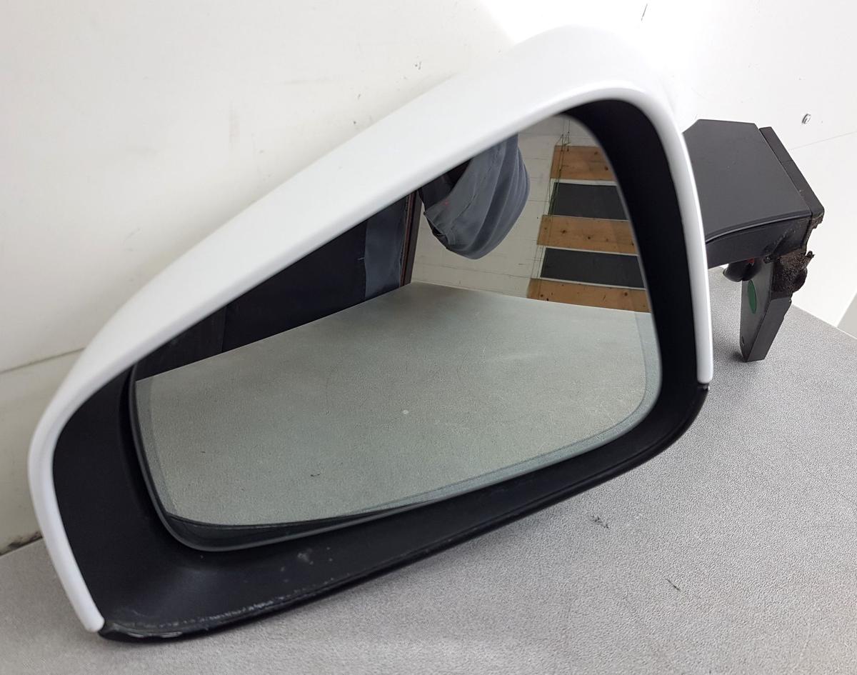 Tesla Model X Au&szlig;enspiegel links in PPSW White Water Pearl Bj2022 elek 13 Pins