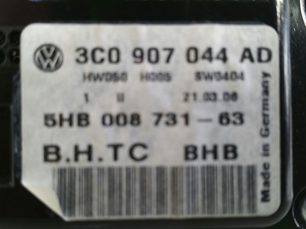 VW Passat 3C orig. Klimabedienteil Klimabedienung 3C0907044AD