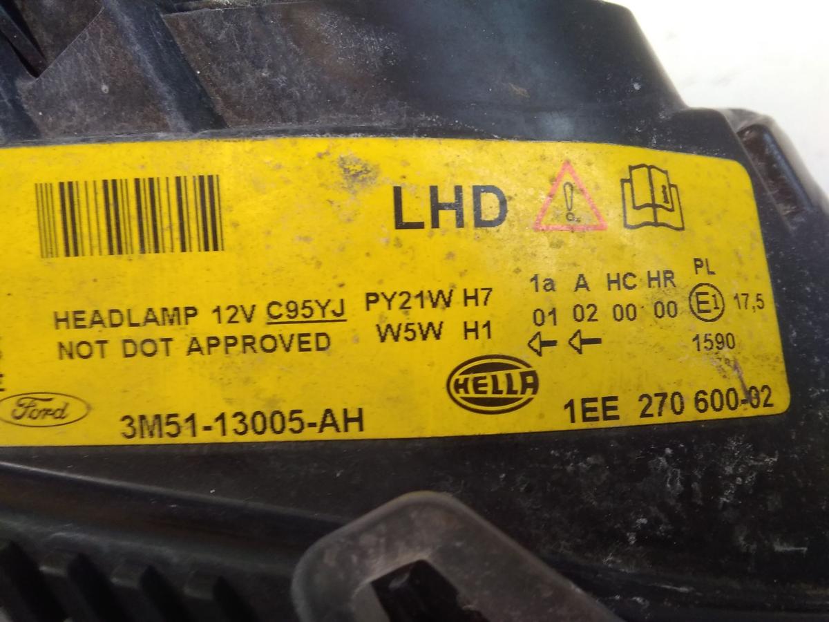 Ford C-Max 1 original Scheinwerfer rechts Hella mit LWR Bj.2004