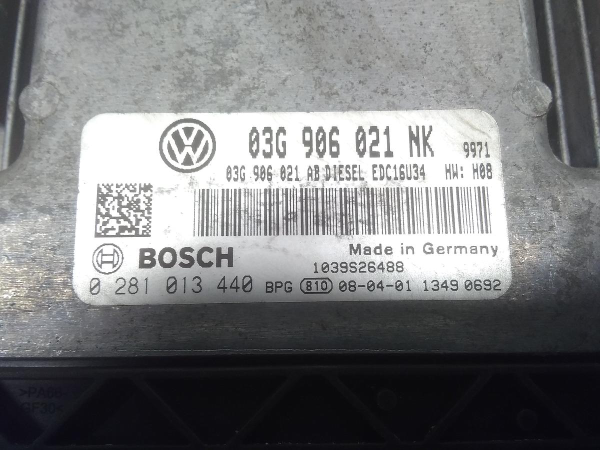 VW Passat 3C Bj.2007 Motorsteuergerät 2.0TDI 103kw *BMP*, Schalter