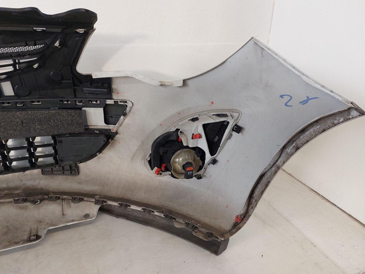 Opel Corsa D ab 2010 Stossf&auml;nger vorn Facelift NSW Bumper GFO weiss Stossstange