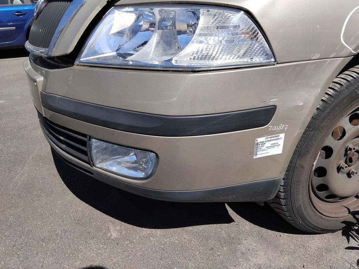 Skoda Octavia II 1Z original Sto&szlig;f&auml;nger Sto&szlig;stange vorn BJ2006 LF8F saharabeigemetallic