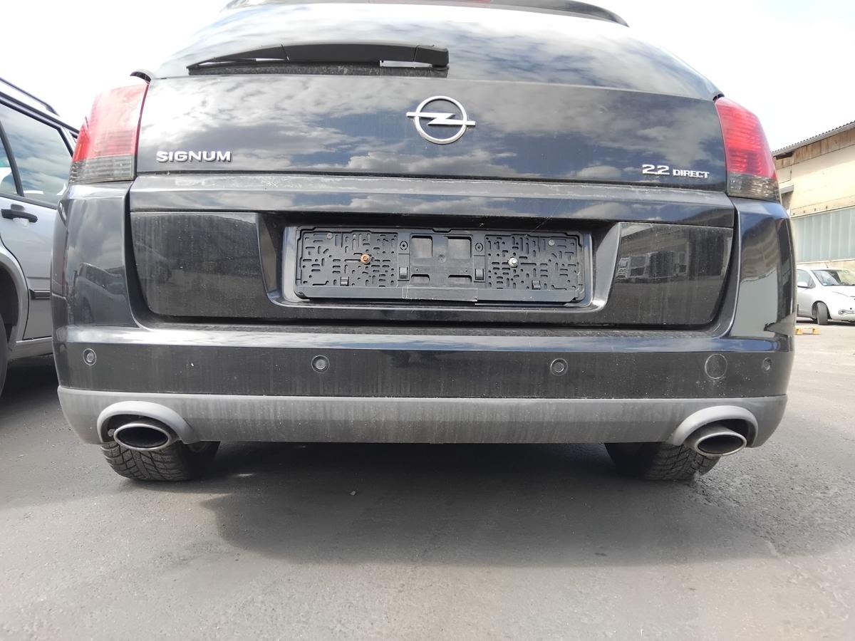 Opel Signum original Sto&szlig;stange Stossf&auml;nger hinten PDC BJ2005 Z20R saphirschwarzmetallic