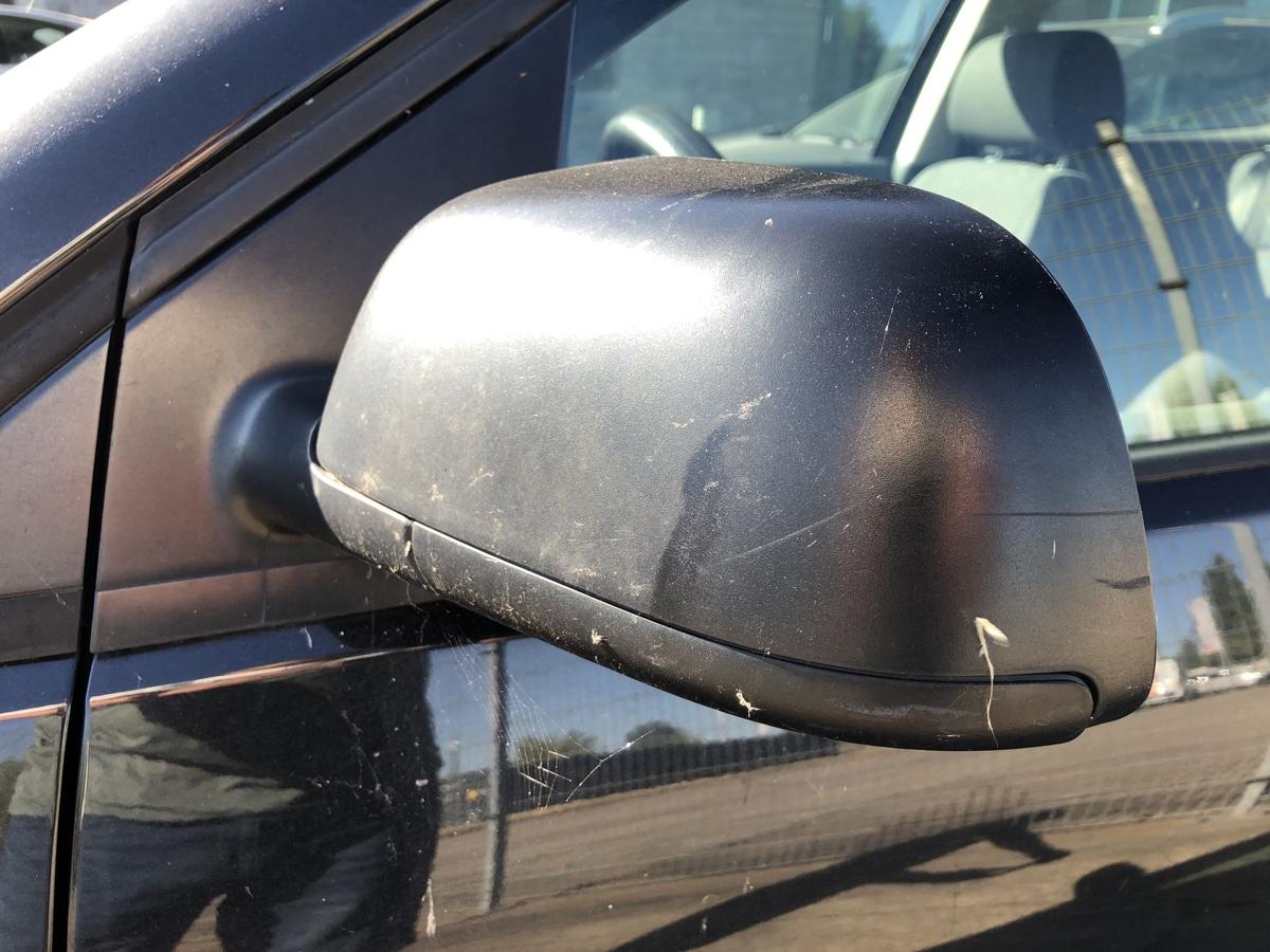 VW Polo 9N 9N1 Außenspiegel links Spiegel manuell unlackiert Seitenspiegel