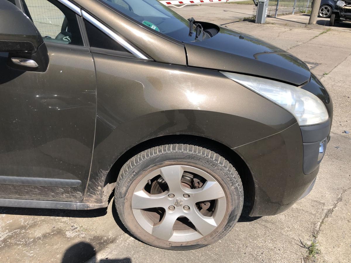 Peugeot 3008 I Typ 0U Kotflügel vorn rechts Beifahrerseite Plastik KDK Hickory