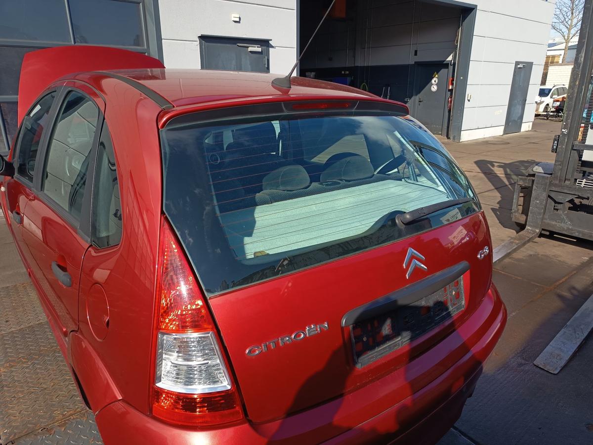 Citroen C3 original Heckklappe mit Scheibe EKQ Luziferrot Bj 2007