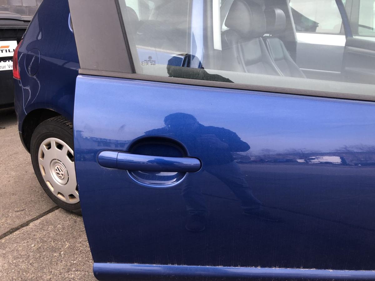 VW Golf 5 V 1K T&uuml;r vorn rechts Beifahrert&uuml;r nur 3 t&uuml;rer LC5J Laserblaumet