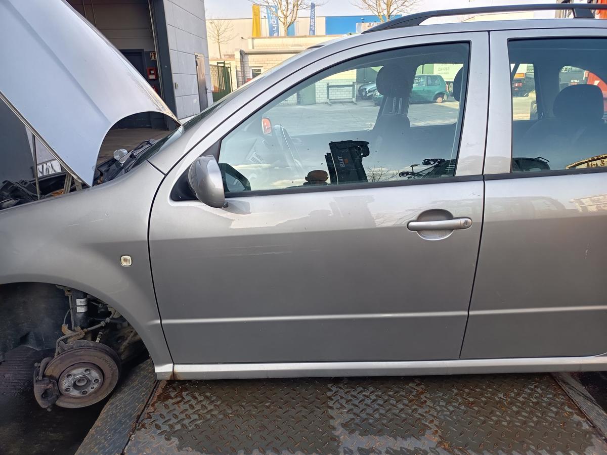 Skoda Fabia 6Y original T&uuml;r vorn links Fahrer F8H Capuccinobeige Bj 2007