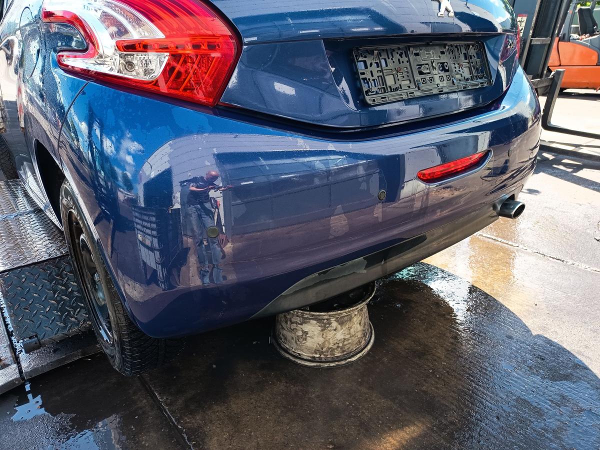 Peugeot 208 I orig Stoßstange hinten Stoßfänger PDC 3türer KUC Blau Bj 2012-2015