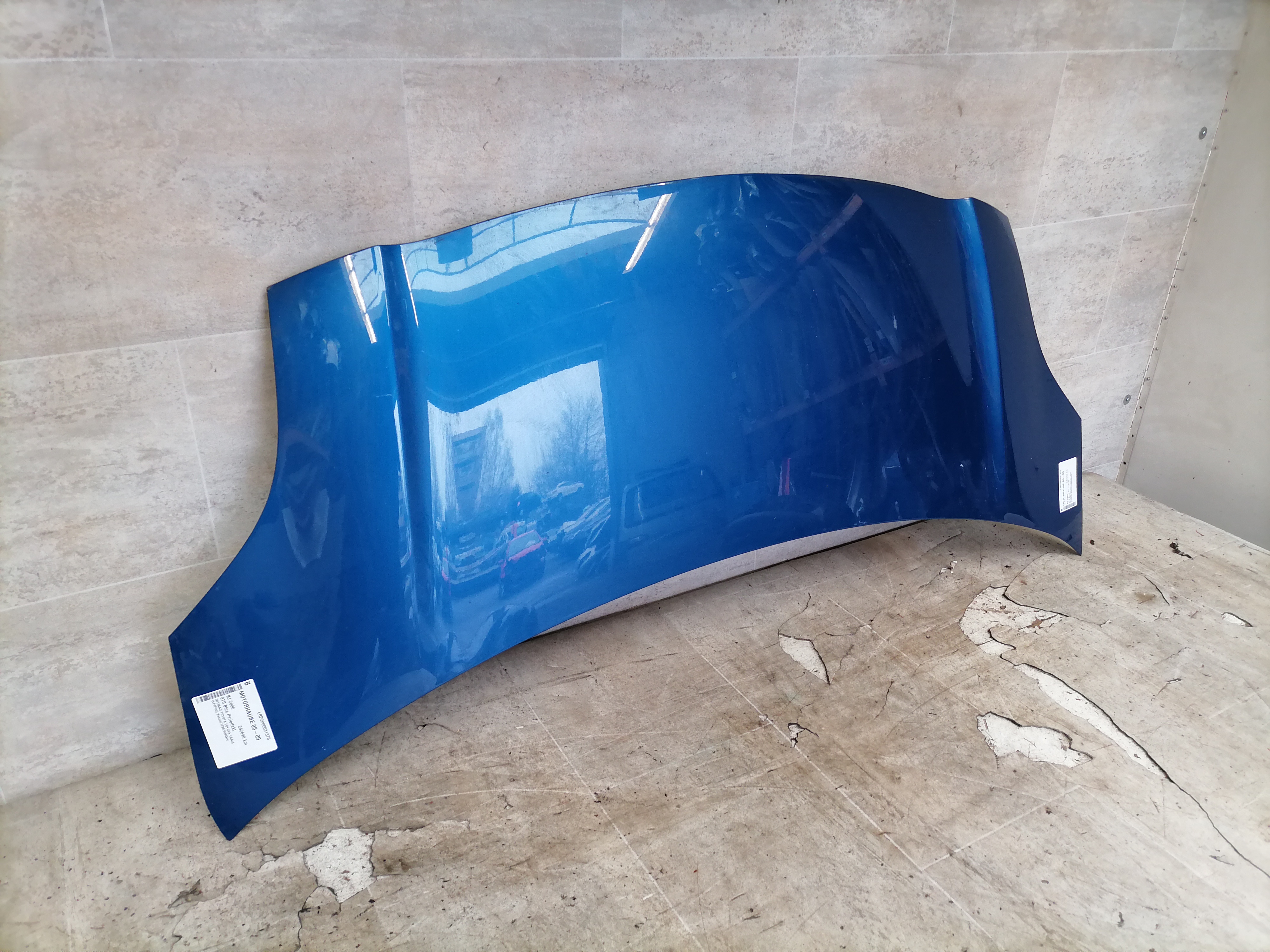 Toyota Yaris 05-09 Motorhaube Frontklappe Deckel vorn Blau Frankreich!