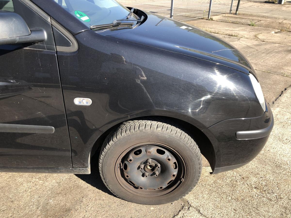 VW Polo 9N 9N1 Kotflügel vorn rechts Beifahrerseite LC9Z Black Magic Perl