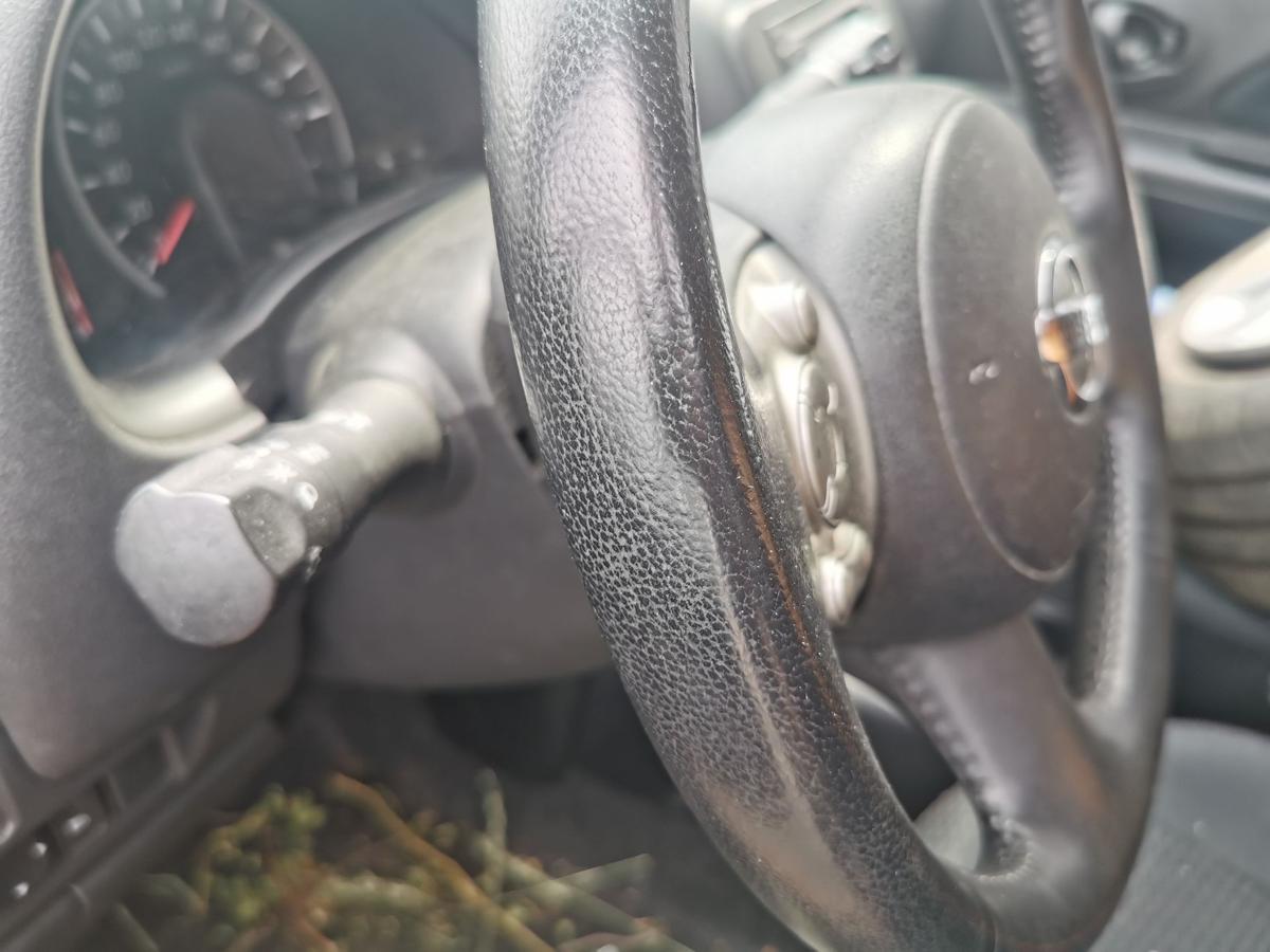 Nissan Micra K13 Lenkrad Leder Lederlenkrad Multifunktion ohne Modul TEXT