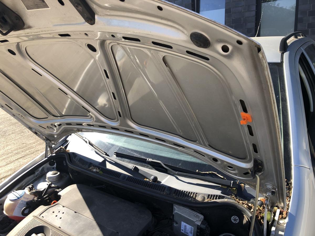 Skoda Fabia 6Y Motorhaube Haube Klappe Motorklappe vorn Kühlergrill LF7T silber
