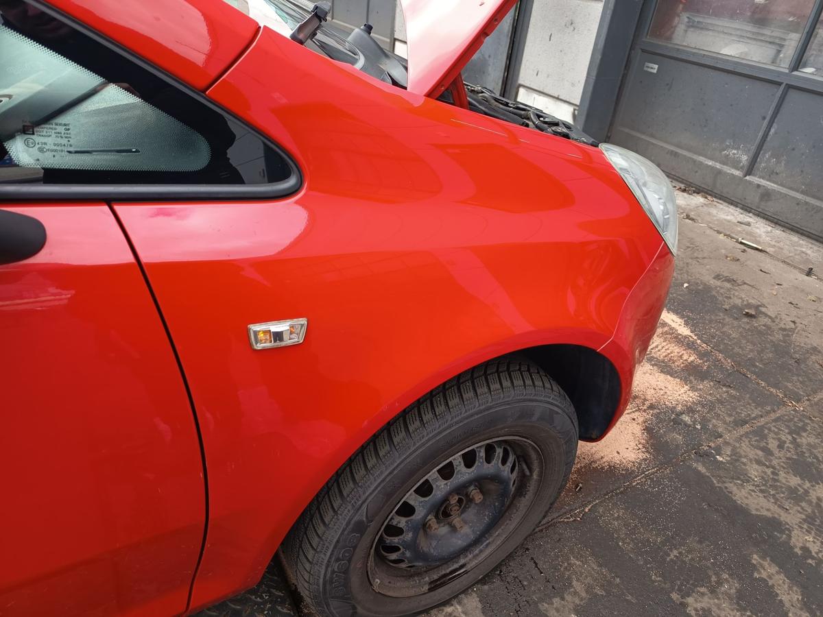 Opel Corsa D original Kotfl&uuml;gel rechts Z547 Magmarot vor Facelift Bj 2009