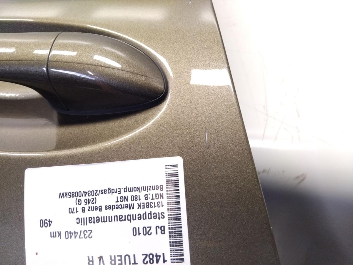 Mercedes B-Klasse W245 Tür vorn rechts Beifahrertür steppenbraunmetallic BJ2010
