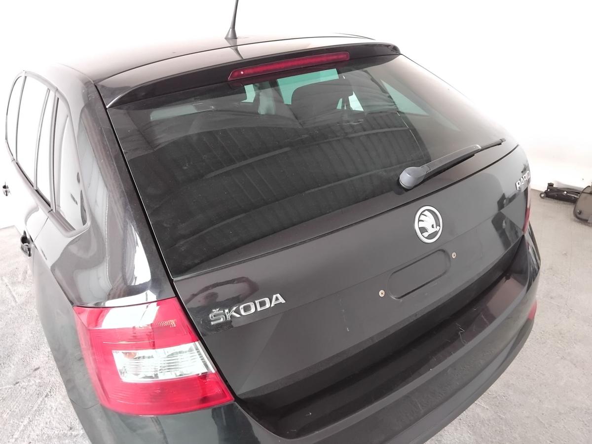 Skoda Rapid NH Spaceback Heckklappe LF9R Blackmagic inkl.Scheibe dunkel BJ2013