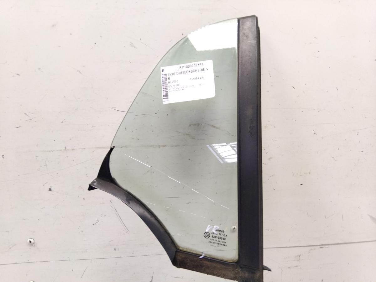 Smart 450 City Coupe Fortwo orig Dreieckscheibe T&uuml;r vorn rechts gr&uuml;ncolor BJ2007