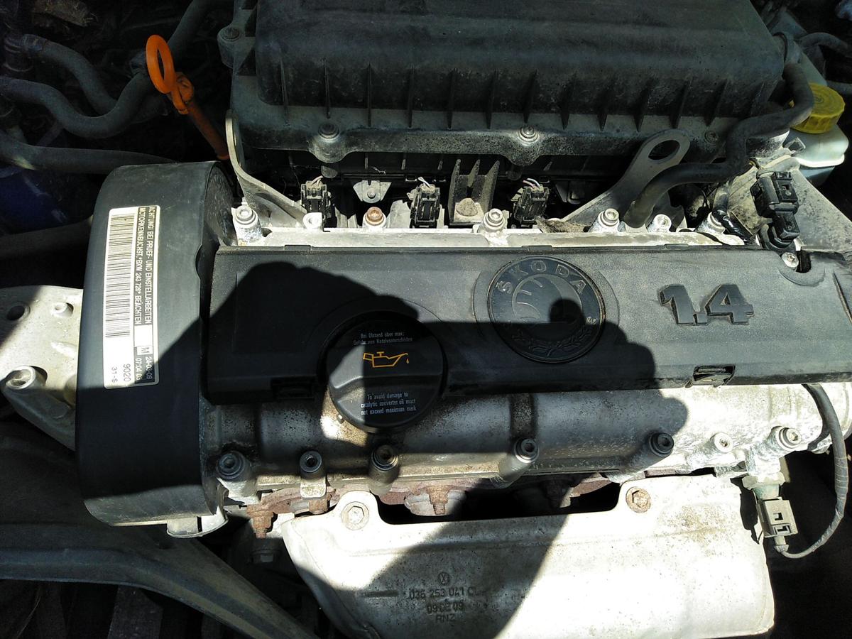 Motor BXW 1.4 63kw Laufleistung 134897km Skoda Fabia 2 5J Bj.2008
