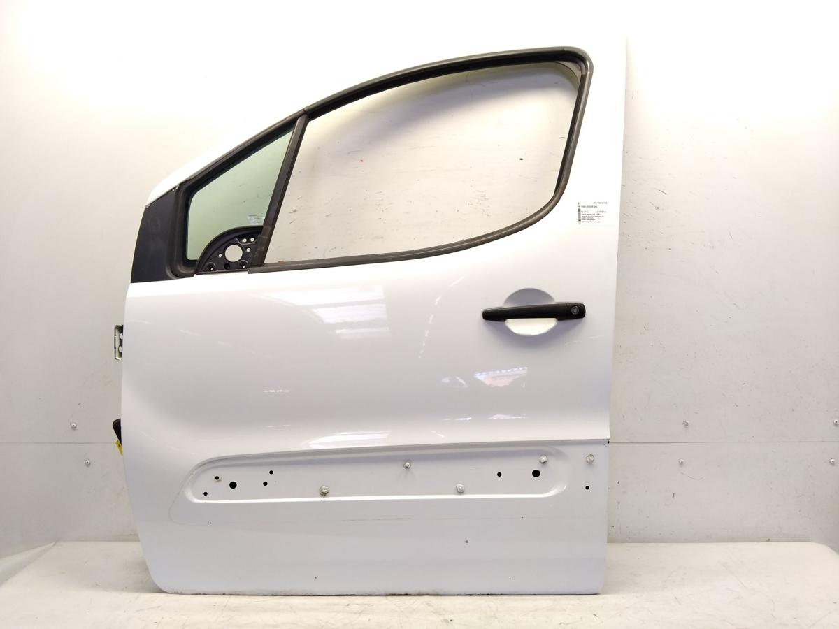 Peugeot Partner 2 Tür vorn links Fahrertür weiss Bj.2010 mit Anrostung unten