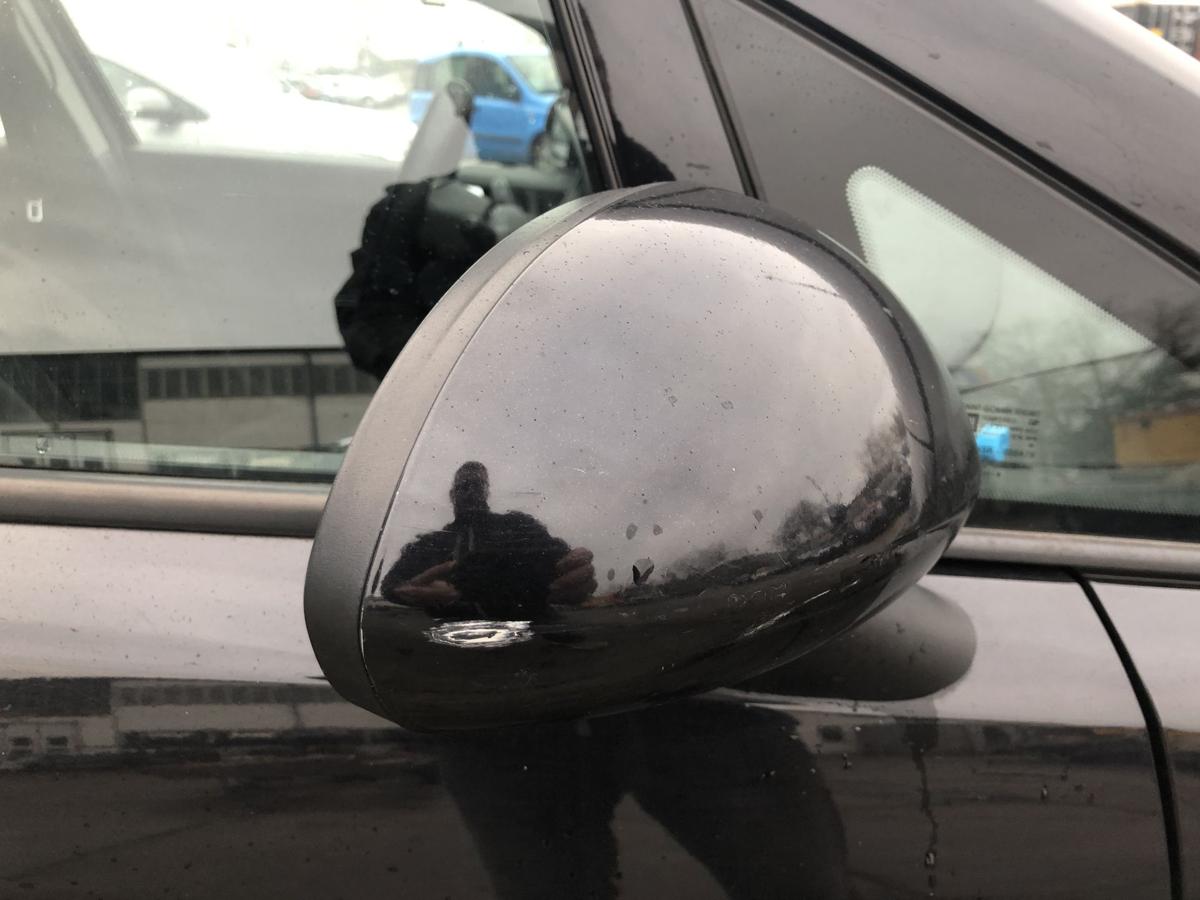 Opel Corsa D Au&szlig;enspiegel rechts R&uuml;ckspiegel elek Verstellung 2HU Saphirschwarz