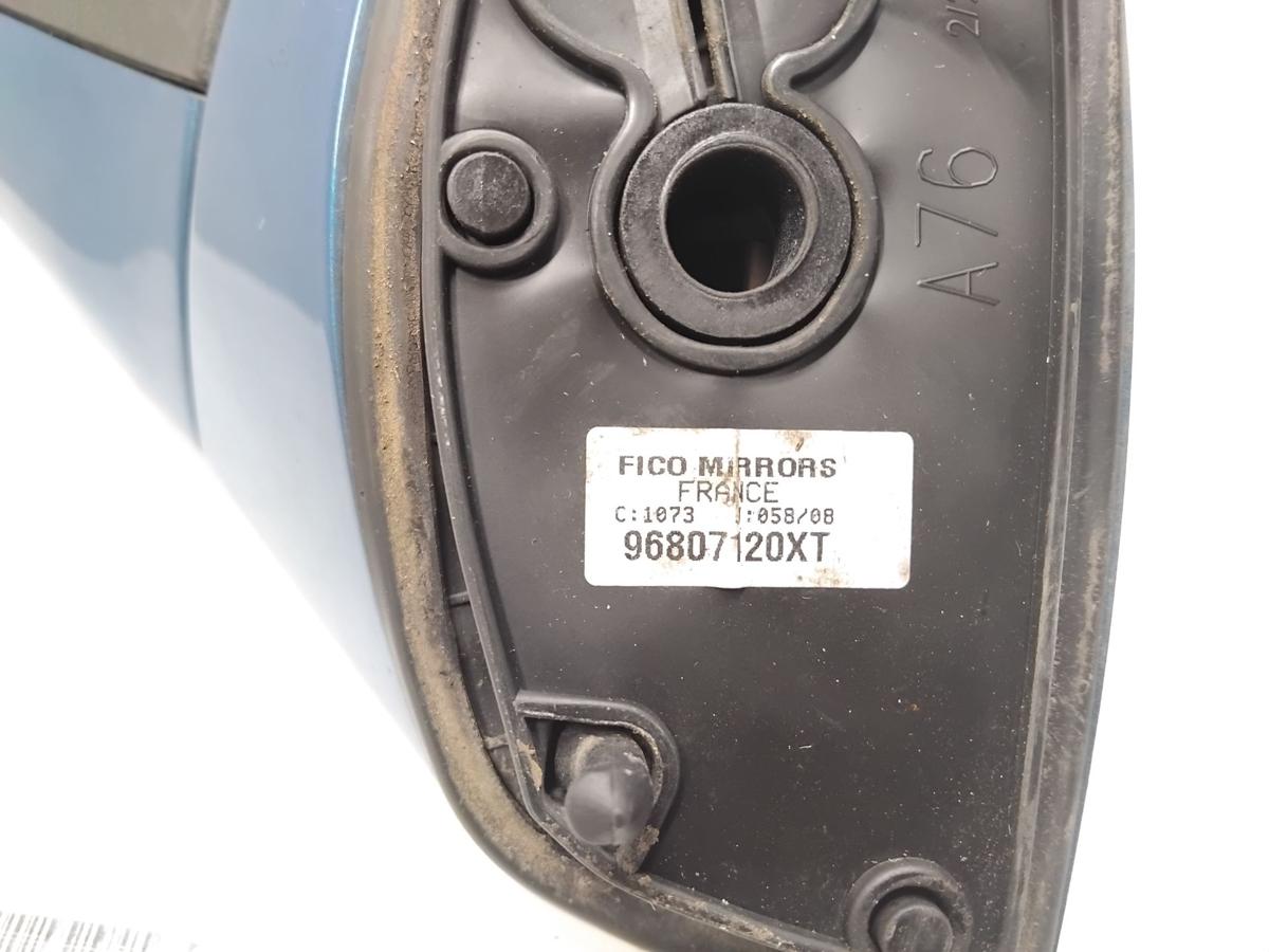 Peugeot 207 CC original Au&szlig;enspiegel rechts blaumetallic KMU blau neysha Bj.2009