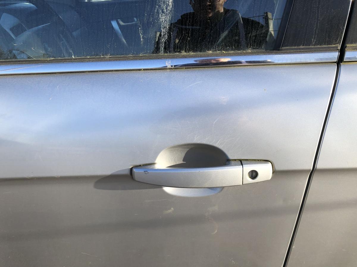 Chevrolet Captiva KLAC T&uuml;r vorn links Fahrert&uuml;r im Rohbau silber Autot&uuml;r