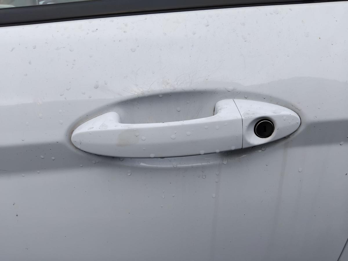 Ford Fiesta JA8 T&uuml;r vorn links Fahrert&uuml;r 3-T&uuml;rer frostwei&szlig; BJ2009
