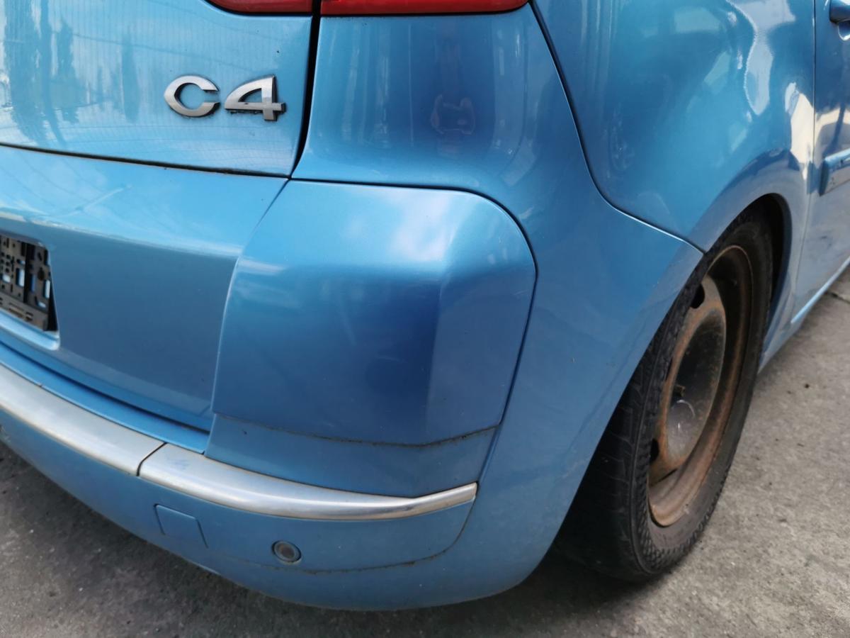 Citroen C4 Picasso U Stossfänger Stossstange Bumper hinten PDC KNY Blau Tivoli
