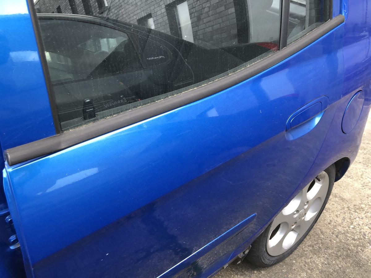 Kia Picanto BA ab 2007 Tür hinten links Fondtür C0 Cool Blue Autotür Rohbau