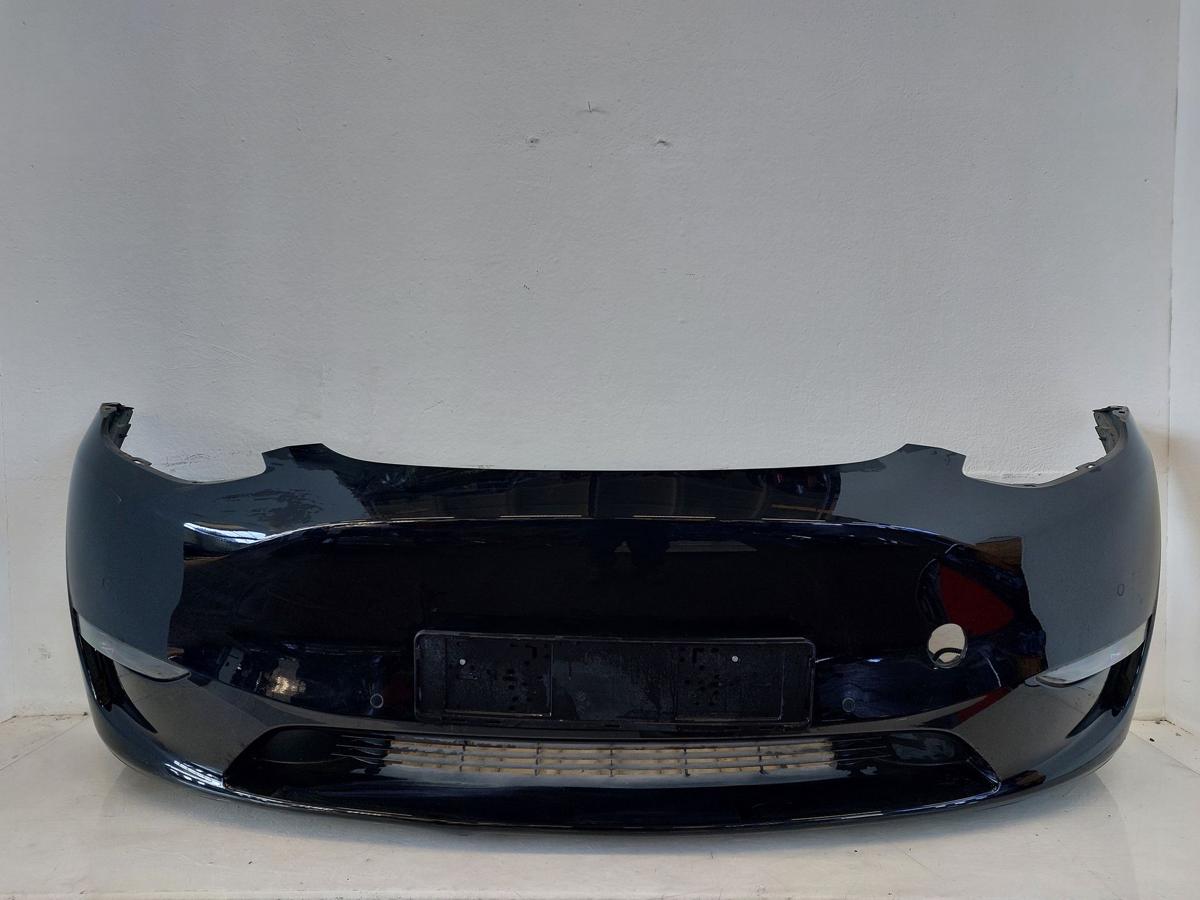 Tesla Model Y Stoßfänger Stoßstange vorn LED Nebel PDC Bumper PBSB Sierra Black